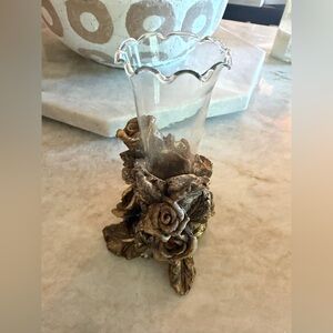 Vintage Hollywood Regency bud vase